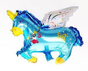 Balon 12" Pegaz Niebieski