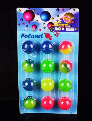 Kauczukowe Magiczne Piłeczki 12szt