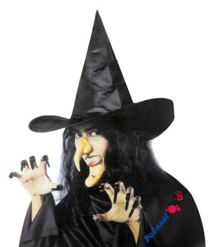 Baba Jaga Zestaw Kapelusz Nos Pazury Zęby