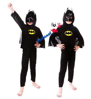 Strój Kostium Przebranie Batman S 3-4 Lata