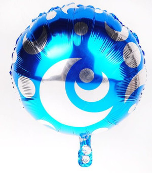 Balon 18" Niebieski Z Księżycem