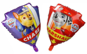 Balon 22" Psi Patrol Dwustronny Odznaka