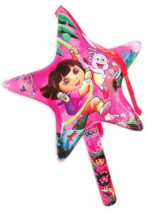 Dmuchana Gwiazdka Dora Z Groszkami I Dzwoneczkiem Disney