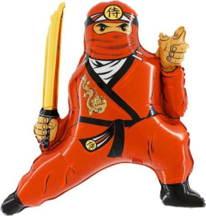 Balon Grabo 24" Ninjago Czerwony