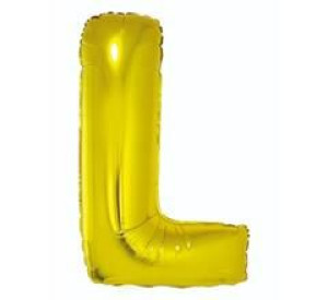 Balon 100cm Literka Złota L