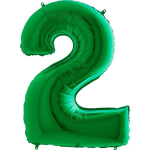 Balon 100cm Cyfra Zielona 2