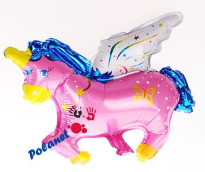 Balon 12" Pegaz Różowy