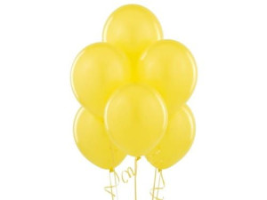 Balony Lateksowe 100szt 23cm C1a Żółte