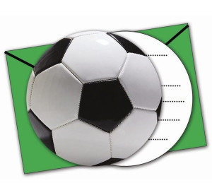Zaproszenia Na Imprezę Football Party 6szt