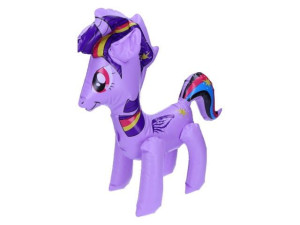 Dmuchana Zabawka Do Wody Konik Pony Fioletowy