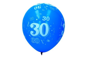 Balon Lateksowy Na 30 Urodziny Niebieski