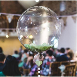 Balon Przeźroczysty Kula Duża Do Kompozycji 20"