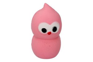 Squishy Gniotek Antystresowy Sowa Różowa 14cm