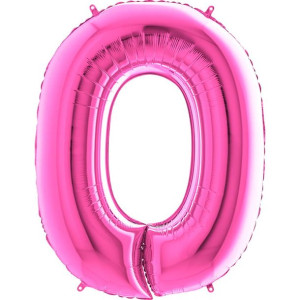 Balon 100cm Cyfra Fuxia Grabo 0