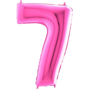 Balon 100cm Cyfra Fuxia Grabo 7