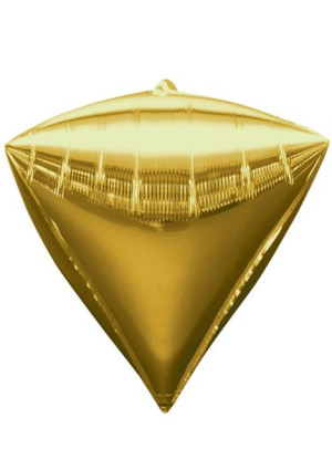 Balon 22" Stożek Trójkąt 3d Złoty