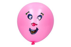 Balon Lateksowy Z Naklejakmi Mix 10szt