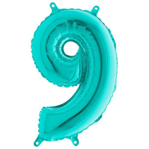 Balon 100cm Cyfra Tiffany 9