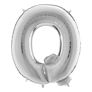 Balon 100cm Literka Srebrna Q