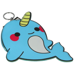 Brelok Portfelik Delfinorożec Niebieski Narwhal