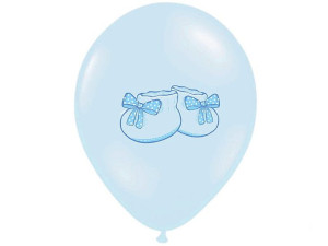 Balony 30cm, Bucik, Pastel Baby Blue (1 Op. / 6 Szt.)