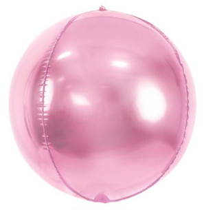 Balon Foliowy Kula Różowa 55cm