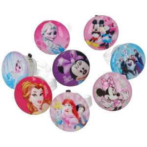 Pierścionki Świecące Frozen Mini Masza 50szt