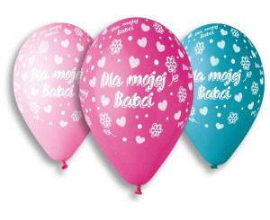 Balony 13" Dla Mojej Babci Opak 5szt