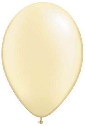 Balony Lateksowe 10" Kość Słoniowa Opak 50szt Super Jakość