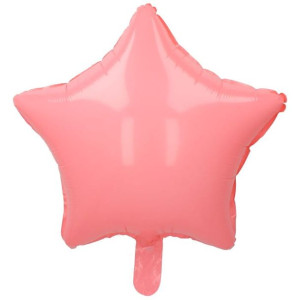 Balon 18" Gwiazda Pastelowa Mat Różowa