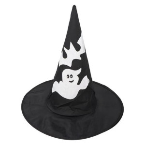 Kapelusz Czarownicy Czarny Z Duszkiem Halloween