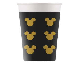 Kubeczki Papierowe Mickey Gold 200 Ml 8szt