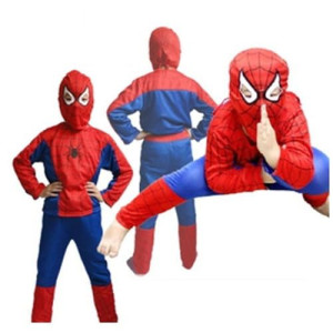 Spiderman Strój Przebranie Kostium Maska 110-116 M