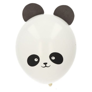 Balony Lateksowe Panda Z Wystającymi Uszami 3szt