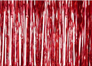 Kurtyna Czerwony Deszcz 100x200cm