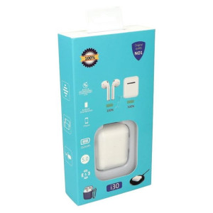 Słuchawki I30 Bezprzewodowe Bluetooth Białe
