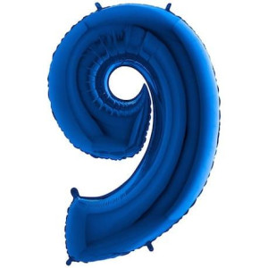 Balon 80cm Cyfra Niebieska 9