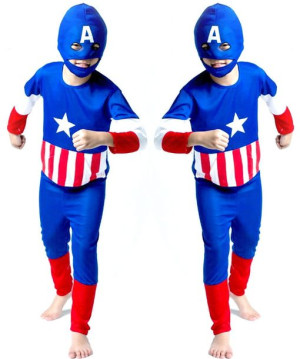 Avengers Kapitan Ameryka Przebranie Kostium Maska 98-104 S