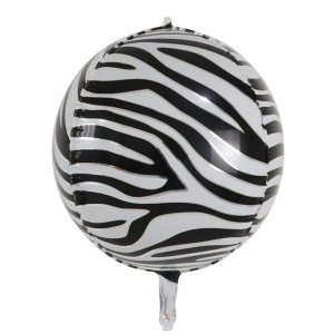 Balon Foliowy Kula Zebra 55cm