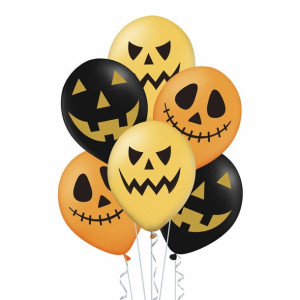 Balony 12" Na Halloween Mix 6szt