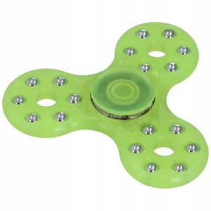 Hit Oryginalny Spinner Plastikowy Żółty Neon