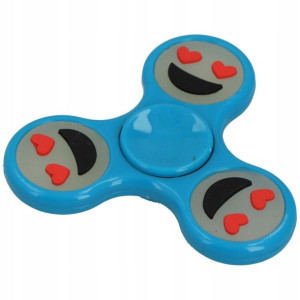 Hit Oryginalny Spinner Emotikon Niebieski