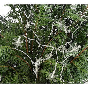 Lampki Choinkowe Śnieżynki Przezroczyste 3,2m 20led