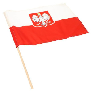 Flaga Polski Biało Czerwona 40x30cm