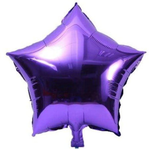 Balon Foliowy Gwiazda 18 " Fioletowa