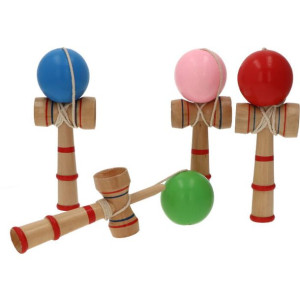 Kendama Japońska Gra Zręcznościowa Drewniana