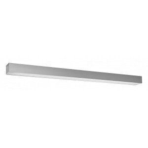 Srebrny liniowy plafon LED biurowy 4000 K - EX624-Pini