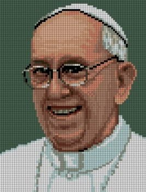 Zestaw do haftu Papeż Franciszek (5490)