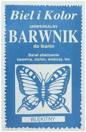 Barwnik Do Tkanin Błękitny Uniwersalny Farba