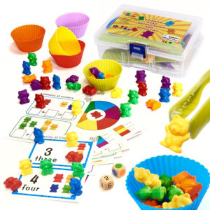 Misie edukacyjne nauka liczenia montessori 44el.